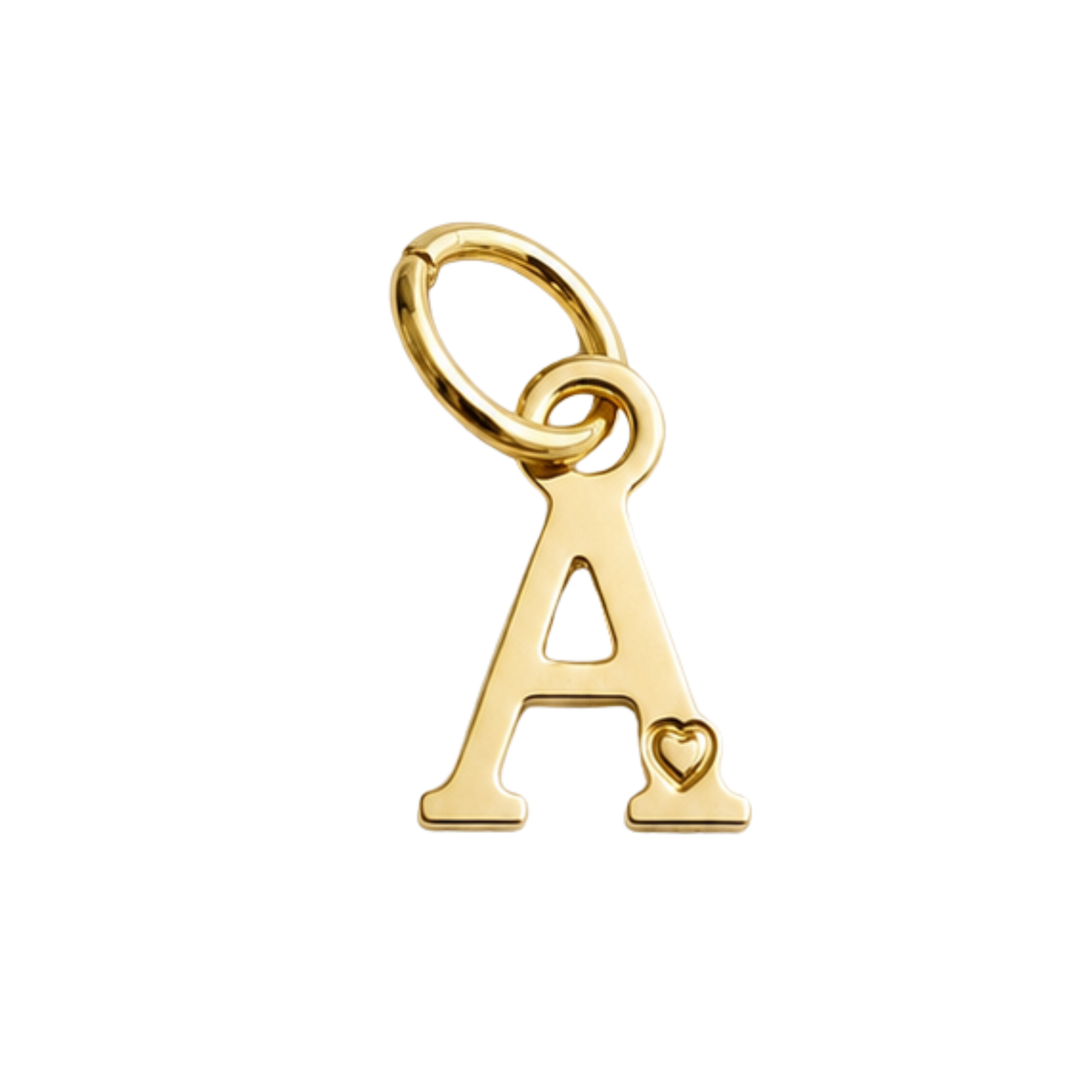 Pingente de Letra Banhada