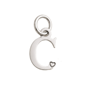 Pingente de Letra Banhada