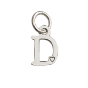Pingente de Letra Banhada
