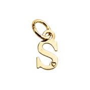 Pingente de Letra Banhada