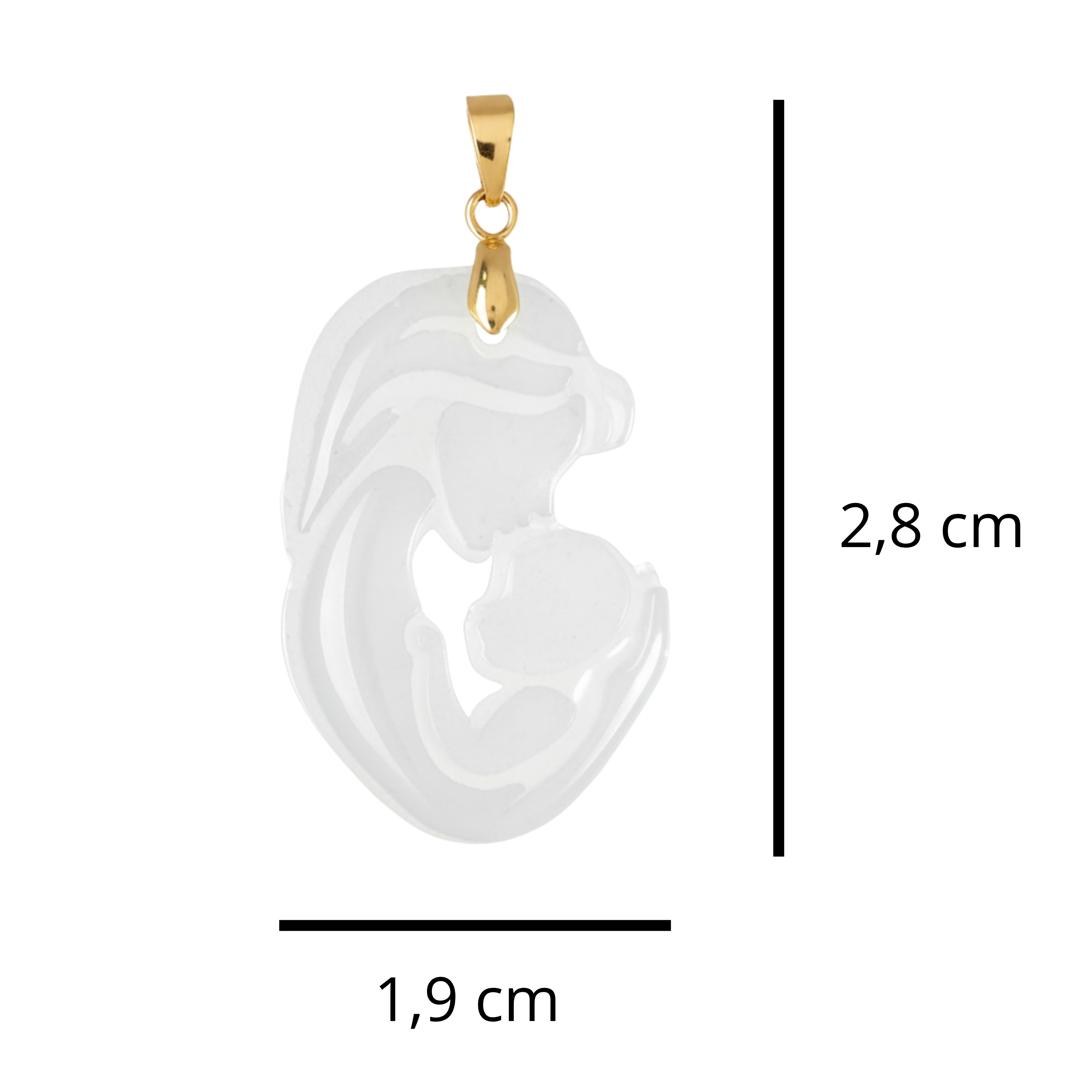Mamãe e Bebê com Coração de Mãe