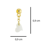Mini Coração Torcido com Coração de Mãe
