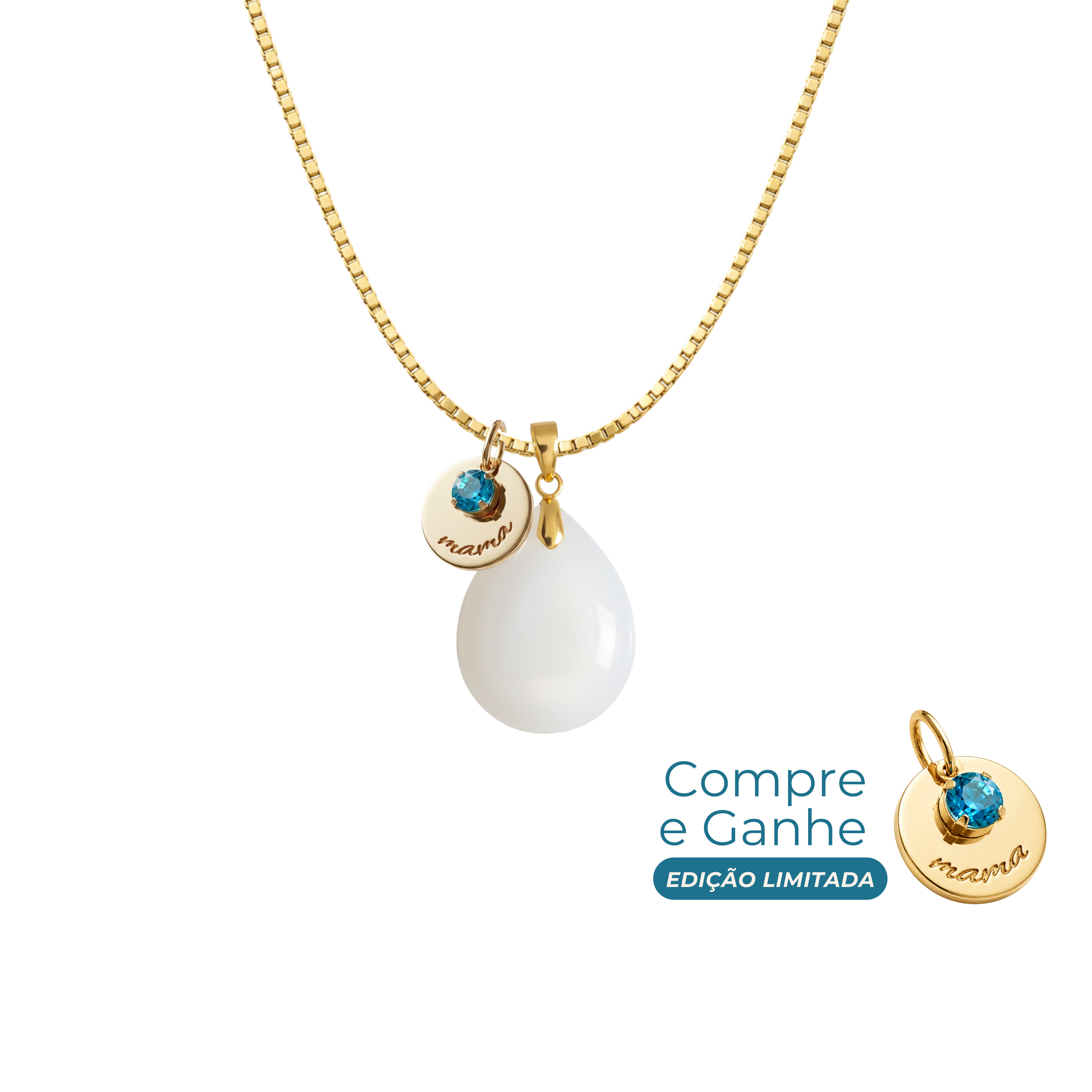 Mini Gota com Corrente